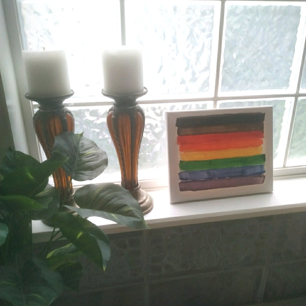 Philly Pride Flag Painting